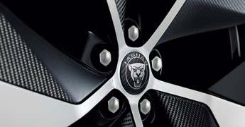 Jaguar branded wheel nuts.