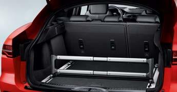 The organiser is removable and secured to the vehicle using clip down straps.