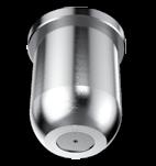 H D Axialflow hollow cone nozzles Series 226 Hollow cone nozzle for assembly with retaining nut. Extremely fine, foglike hollow cone spray..08" Ø.