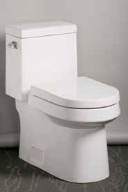 1-Piece Elongated Toilets Compact Cadet 3 FloWise Right Height EL 1.