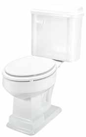 Seat Not English Turn Porcelain Round Front Pull-Chain Toilet Bowl Rim Height: 15 Tank Width: 19" Overall Height: 78" to 85" Adjustable 72" Flush pipe & straight supply can be cut to desired length