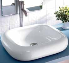 51" Bowl Depth: 35/8" Optional 9296 or 9298 drains: see pages 1133 & 1135 HD S/O SKU: 192-622 1463-CWH Ceramic White 389.