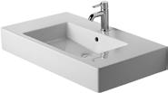 00 Vero Above Counter Overall: 233/8 x 181/4 Bowl: 203/4 x 121/4 Overall Depth: 51/8 New! Drain Not Drain Not Not HD S/O SKU: 426-606 Model No. Holes White 04555000001 0-Hole 500.