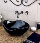 Fixtures Lavatories - Above Counter Arc Above Counter Overall: 20" x 141/8" Bowl: 173/8" x 121/4" Overall Depth: 81/4" Bowl