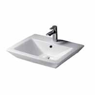 Fixtures Lavatories - Wall Mount Regalyn Wall Mount Enameled Cast Iron Overall: 19" x 17" Bowl: 141/2" x 87/8" Overall Depth: 75/8" Bowl Depth: 6" Includes wall hanger Front Overflow Drain Not