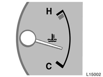 This fuel gauge has a non return type needle which remains at the last indicated position when the ignition switch is turned off.