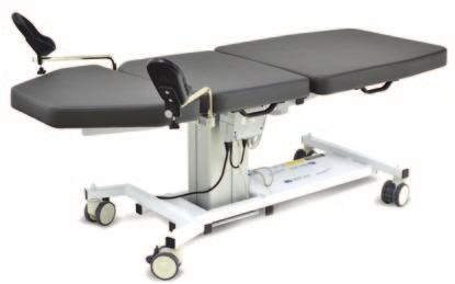 advantages AND OTHER FEATURES The clear/open space at the base of the stretcher lets the user move freely and easily. The patient can easily get on the ECHO-FLEX stretcher without using a footstool.
