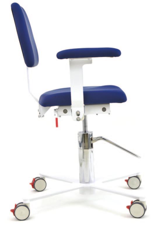 ERGO XR Chair Specifications ADJUSTMENTS Adjustable height: 19.5 to 26.
