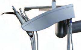 U 5000 S The chair-mounted version of the U 5000 dental unit is attached by means of three