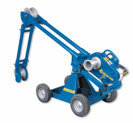Mantis Mobile Cable Pulling Package 8,000 lb. capacity CABLE PULLING Excellent Mobility Easy set-up See Page 56 For Complete Transport without complete disassembly Package Component Listing.