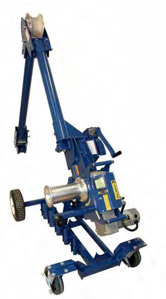 CABLE PULLING Two Speed Cable Puller with Carriage featuring 10,000 lb. capacity 10,000lb.