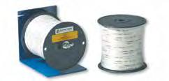 CABLE PULLING Cable Pulling Extras Polyester Measuring / Pulling Tape Large printed footage markings Use in many applications with various tensile strengths 3000' spools ST1250 Poly Measuring / Pull