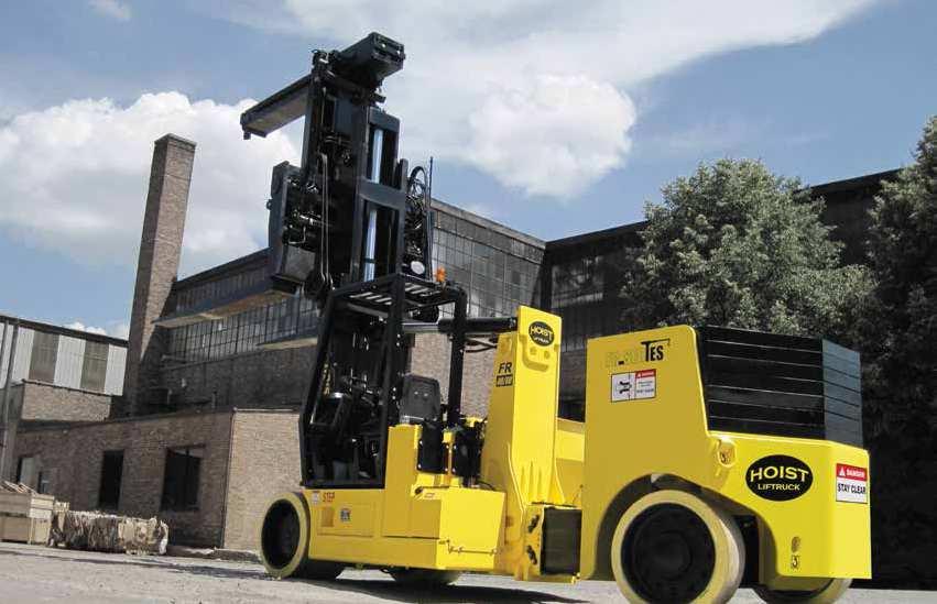EXTENDING A HELPING HAND Flexibility is the key when it comes to the FR Series extendable counterweight liftruck.