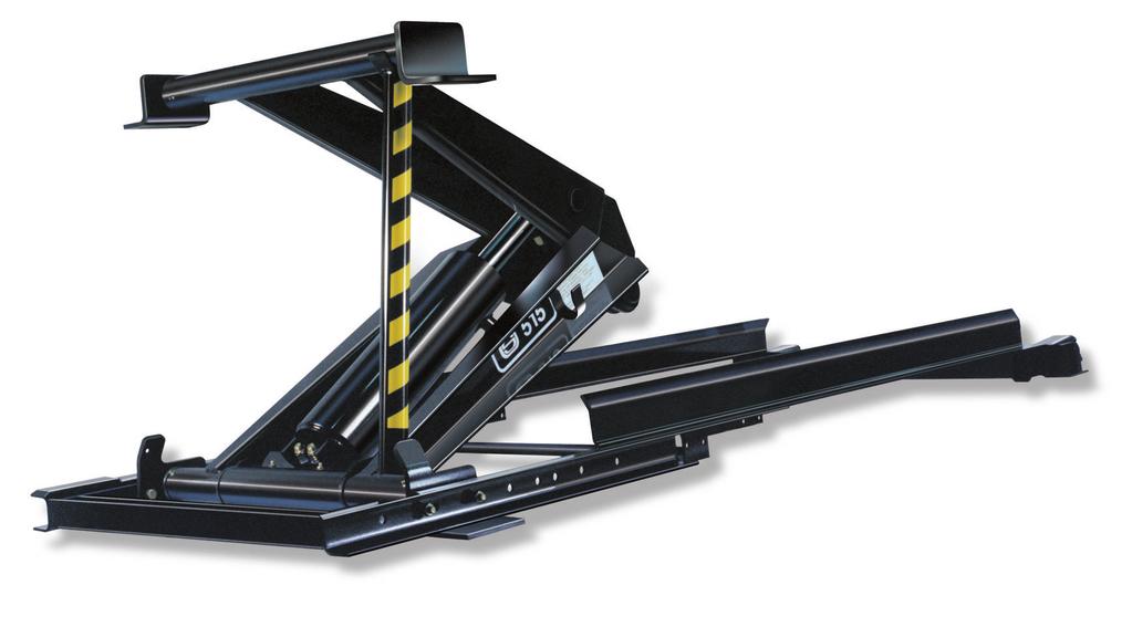 Subframe Scissor Hoists MODEL 415 SF 8' to 12'6" Bodies Patented design for 60" to 84" C.A.