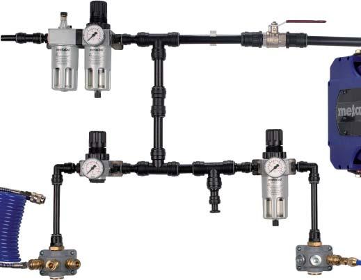 ACCESSORIES FOR COMPRESSED AIR SYSTEMS SYSTEMATIC GUIDANCE. Set up your own individual compressed-air distributor and draw your compressed air where you need it!