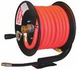 E-ZY RANGE Hose Reels Constructed from tubular & formed steel for superior strength & durability Corrosion resistant powder coated finish, black as standard Full flow, brass swivel assembly, ensures