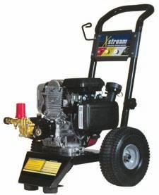 PRESSURE WASHERS GAS POWERED PRESSURE WASHERS Engine...........Honda GC160 (5.0 hp) Pump............Axial GPM.............2.1 PSI..............2500 Weight...........71 lbs.