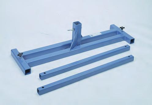 The Hitch Mount attaches directly into a typical 2" (51 mm) square Reese-type receiver and the cable puller mounts in a 2 1 2" (64 mm) square fixture.