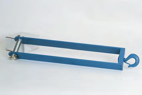 Lightweight, corrosion-resistant aluminum side plates. Can be lowered into any manhole opening and chained in place for good alignment or used as a cable guide at street level. 2,600 lbs.