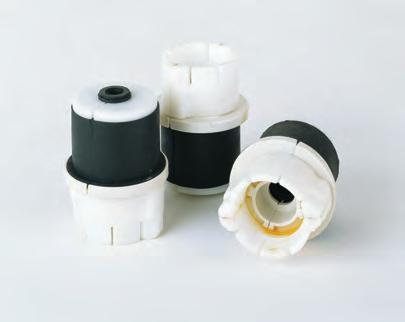 DUCT PLUGS Fiber Optic Innerduct Plug Split plug with bushing assembly for sealing around cable in duct installations.