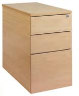 shallow, 1 filing drawer MP3 with 3 shallow drawers Height: 609mm Fully locking MP2 accepts both 4 & foolscap files Handles