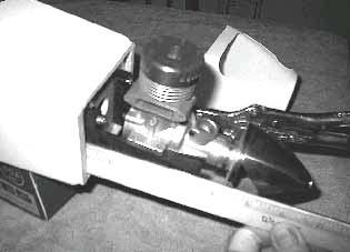 When satisfied mark the motor mounting locations, remove the motor and drill the mounting holes using a 1/8-inch drill.
