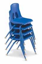 00 Library Adjustable Stool Seats and seatbacks in six solid plastic colors (three woodgrain finishes), frames in three powdercoat colors.