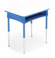 00 Elemental Desk Bookbox and Leg Color Choice Elemental Wave Top Desk The Elemental Wave Top Desk adds design flair while allowing the designer to choose the top finish, T-Mold, Bookbox and leg