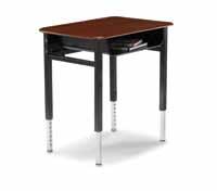 Its spacious, durable hard plastic work surface provides ample working room for projects of all kinds. Features handy backpack peg. Choose from five hard plastic finishes, and four leg colors.