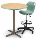 00 11266 Planner Science Table 24 60 24-34 70 2.9 95 $ 496.00 11269 Planner Science Table 24 72 24-34 70 3.5 110 $ 548.00 Square Café Table Tops Provides stability and easy ingress and egress.