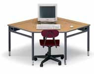 Comes with handy backpack pegs. Choose from 10 standard laminate colors, 20 standard edge colors and four frame colors. Three-Student Desks will not accommodate 3 CPU Holders.