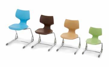 All glides are swivel base and chrome plated steel cover, Nylon base is standard. 11845 Flavors Stack Chair C shell - 10"h 13.5 12 10 125 1.2 7 * $ 90.00 11846 Flavors Stack Chair C shell - 12"h 14.