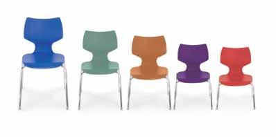 00 11849 Flavors Stack Chair A shell - 18"h 20.5 16 18 125 2.7 10 * $ 109.00 17531 *Felt glide option for stacking chairs Set of 4 installed add $ +4.