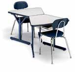 20 standard edge colors and four frame colors. Shown with optional Steel Bookbox, Model 17016 $65.00 01351 Arc-8 Flex Desk Single-Student 22 35 24-32 70 4.0 45 * $ 256.