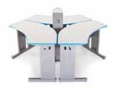 Peninsula Instructor Desk also offers an  Shown with optional Mobile Drawer Pedestal Model 19173 26213 Peninsula Instructor Desk 36 72 24-36 70 7.8 151 $ 978.