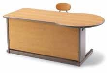00 Acrobat Rectangle Circulation Desk Its height is perfect for librarians and the small patrons of elementary school libraries.
