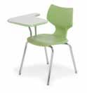 00 Flavors Rhombus Arm Chair Right or left-hand model available. Chrome frame is standard. Top is available in 3 /4" 3mm T-Mold edge or 3 /4" 3mm Bullet T-Mold edge (standard) thickness.
