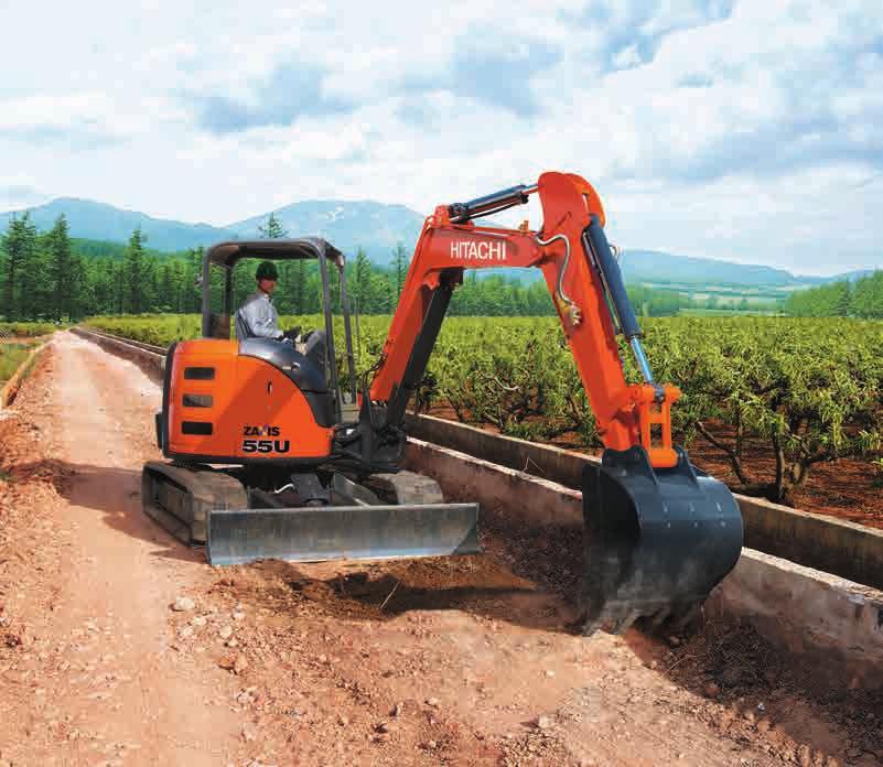 ZAXIS-5A series Shown equipped with 1.