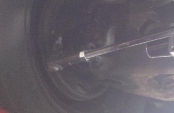 6. With rack & pinion centered, hook up tie rod ends to the