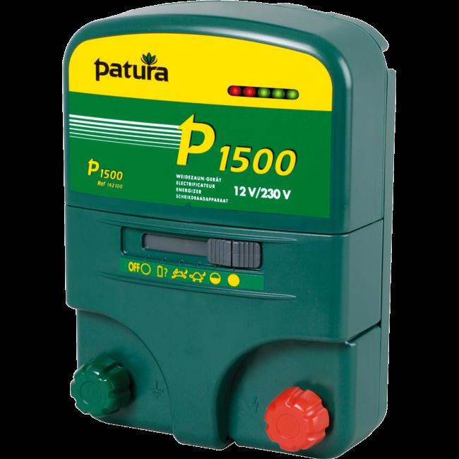 ENERGISERS Patura energizer, P500 Top multifunction energizer for smaller enclosures with light vegetation. Six settings, 5-step fence- and battery control. Suitable for e.g. cattle and horses.
