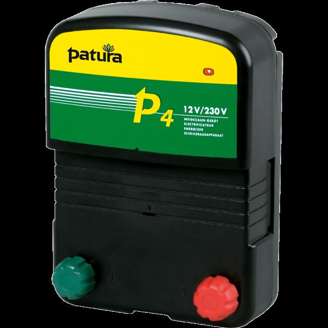 00-743 Patura energizer, P4 Kombi Multi energizer for longer enclosures with normal vegetation. Suitable for e.g. cattle, horses and pets.