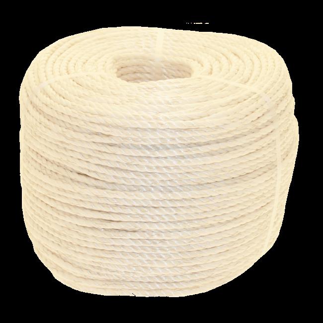 POLY ROPE Poly rope (horse rope), Ø5 mm Woven from polyethylene fibres with 3 nickel plated Ø0.25 mm copper wires. Resistance: 0.