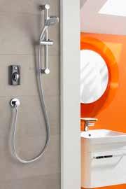 Showers Instinct Digital Showers with Adjustable Raiser Kit