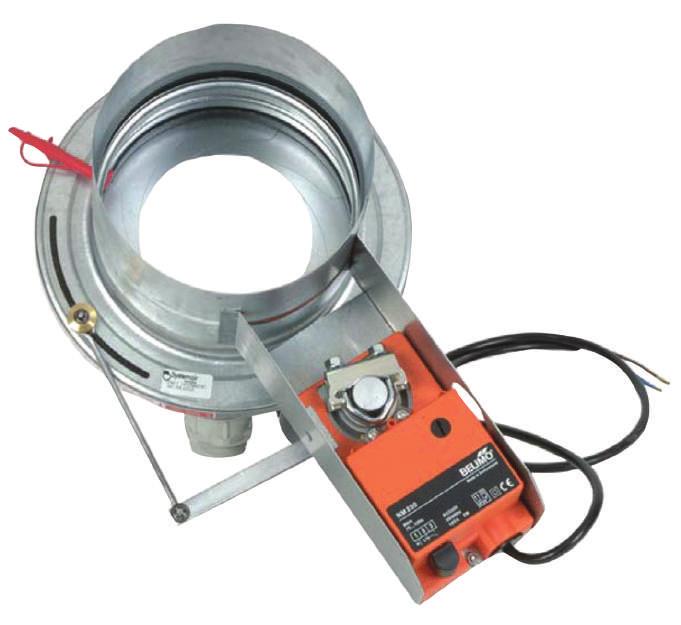 Options Actionair ICD-M (Motorised) Where the ventilation requirements are variable, dependent on say temperature or CO 2, the Actionair ICD-M, motorised unit may be used.