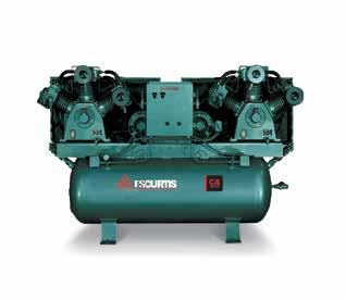 HIGH-QUALITY CONSTRUCTION RECIPROCATING AIR COMPRESSORS 5 15HP All critical components in the CA Series are selected and assembled for long-term performance.