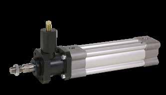 High temperature cylinders have no magnetic piston and cannot be ftted with sensors (the magnetic field strength in high temperatures is too low to ensure correct reliable sensor function).