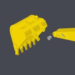 Komatsu Designed Components All of the major machine components such as the engine,