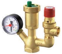 1 COMPONENTS FOR CENTRAL HEATING Angled By-pass differential valve.
