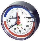 80 mm thermo-manometer.