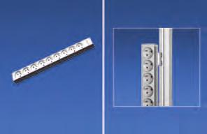 Power distribution (VARICONPOWER) Aluminium power strips SCHUKO - 1 Phase, up to 16A The power strips (SCHUKO), input and output connector, are made of aluminum.